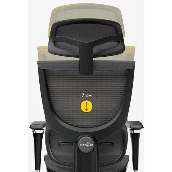 Фото - Крісло офісне Mealux S8 Air Black (HF-S8P M/B)